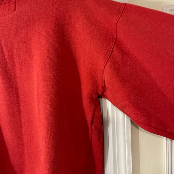 Bugle Boy 1977 Women's Red Medium Sweatshirt Long Sleeve - Picture 9 of 9